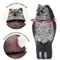 Fake Owl Decoy With Shaking Head Outdoor Garden Bird Scarecrow Decoration 0