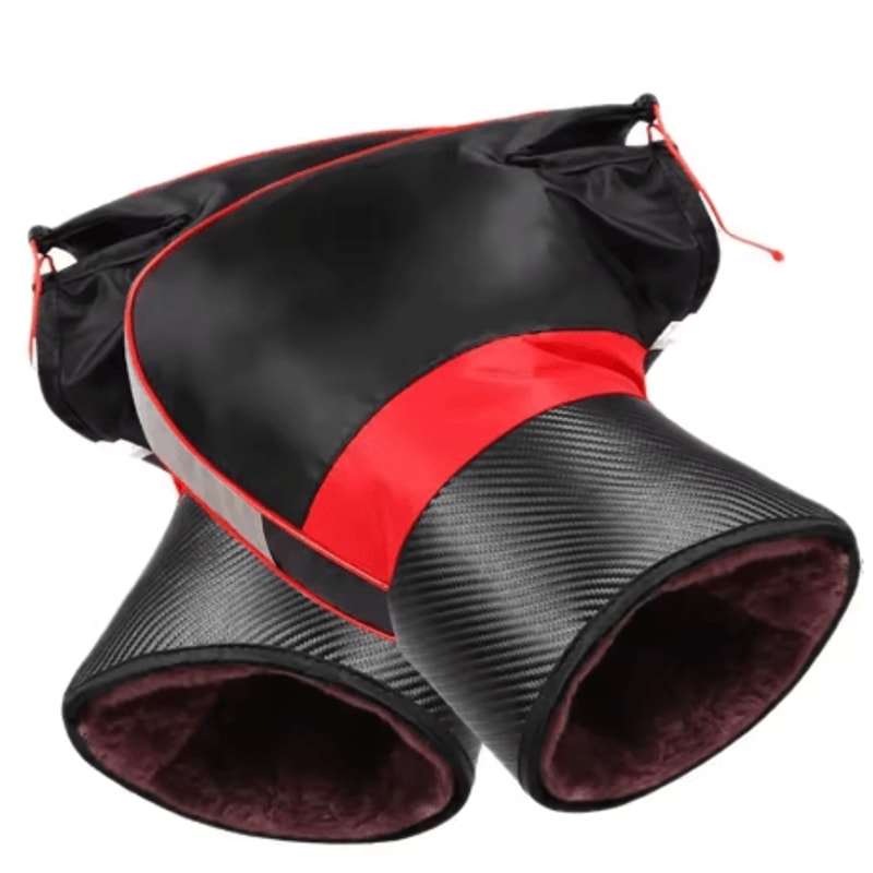 Rainproof Winter Motorcycle Handlebar Muffs Thick Warm Protective Gloves For Scooter And Bike 1
