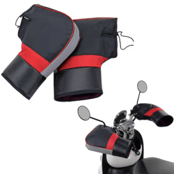 rainproof winter motorcycle handlebar muffs thick warm protective gloves for scooter and bike