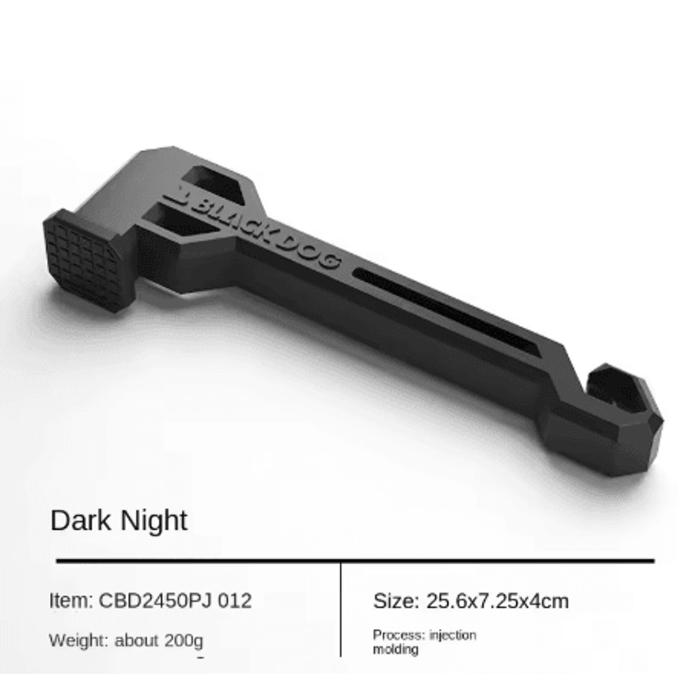 Camping Tent Hammer Lightweight Anti Slip Ground Nail Hammer With Peg Puller 3