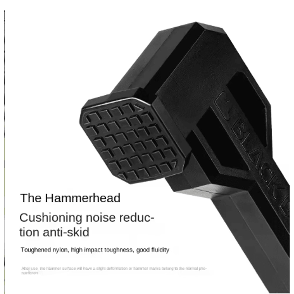 Camping Tent Hammer Lightweight Anti Slip Ground Nail Hammer With Peg Puller 4