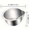 Heavy Duty 304 Stainless Steel Rice Colander Extra Large Grain Washer And Fruit Strainer Bowl 2