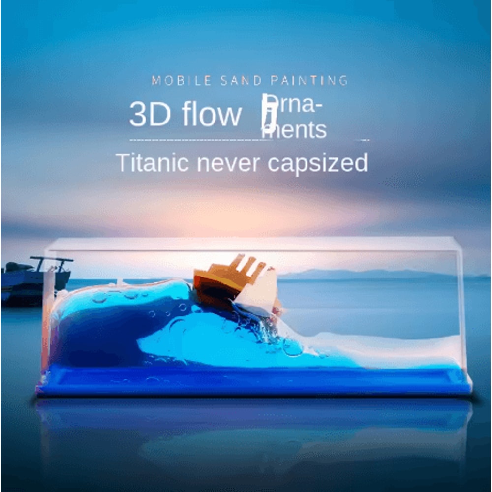 Titanic Cruise Ship Drift Bottle Ornament Desktop Decorative Ship In A Bottle Gift 6