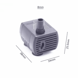 pet water pump replacement for cat drinking fountain anti dry burn motor for flower water dispenser