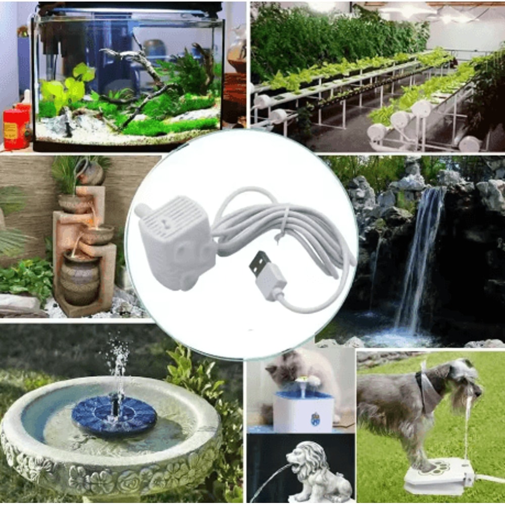 Pet Water Pump Replacement For Cat Drinking Fountain Anti Dry Burn Motor For Flower Water Dispenser 3