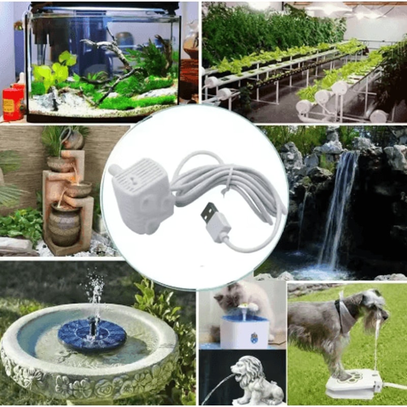 Pet Water Pump Replacement For Cat Drinking Fountain Anti Dry Burn Motor For Flower Water Dispenser 3