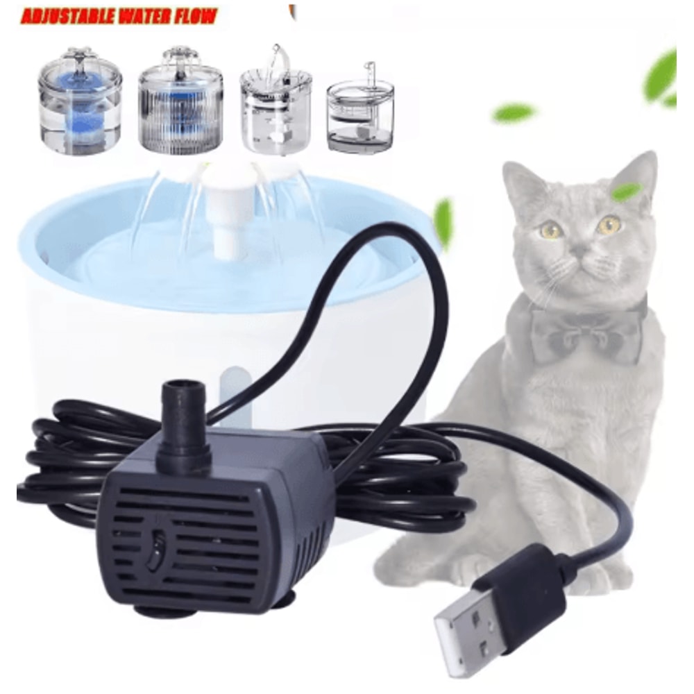 Pet Water Pump Replacement For Cat Drinking Fountain Anti Dry Burn Motor For Flower Water Dispenser 6
