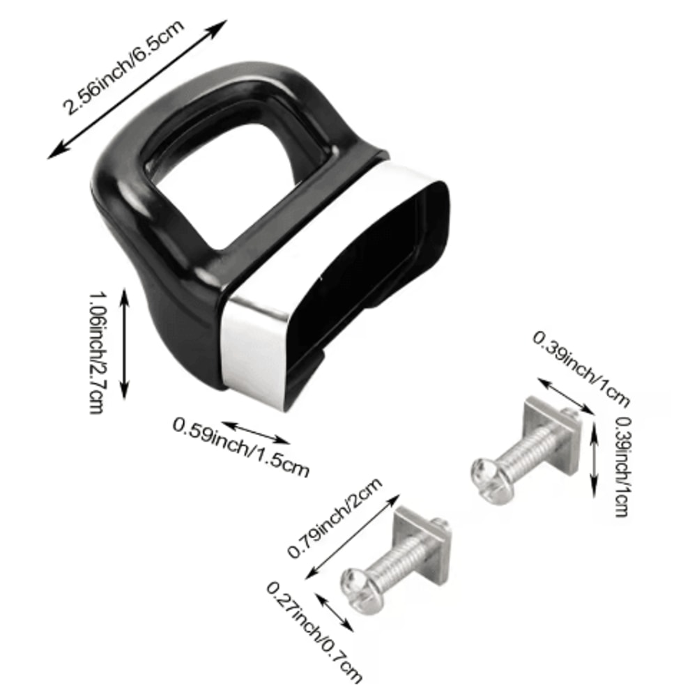 Metal Pot Handle Replacement Short Side Handle For Pressure Cooker Steamer And Wok 1 Or 2 Hole Fit 6