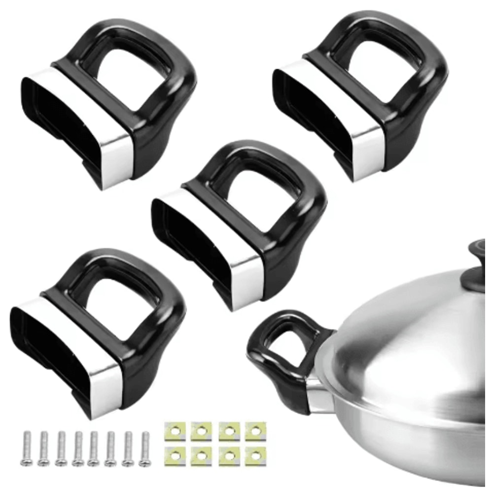 Metal Pot Handle Replacement Short Side Handle For Pressure Cooker Steamer And Wok 1 Or 2 Hole Fit 7