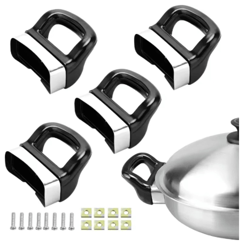 Metal Pot Handle Replacement Short Side Handle For Pressure Cooker Steamer And Wok 1 Or 2 Hole Fit 7