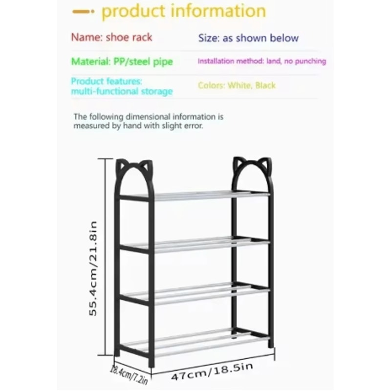Multi Layer Shoe Rack Organizer Simple And Economical Home Storage Shelf 3