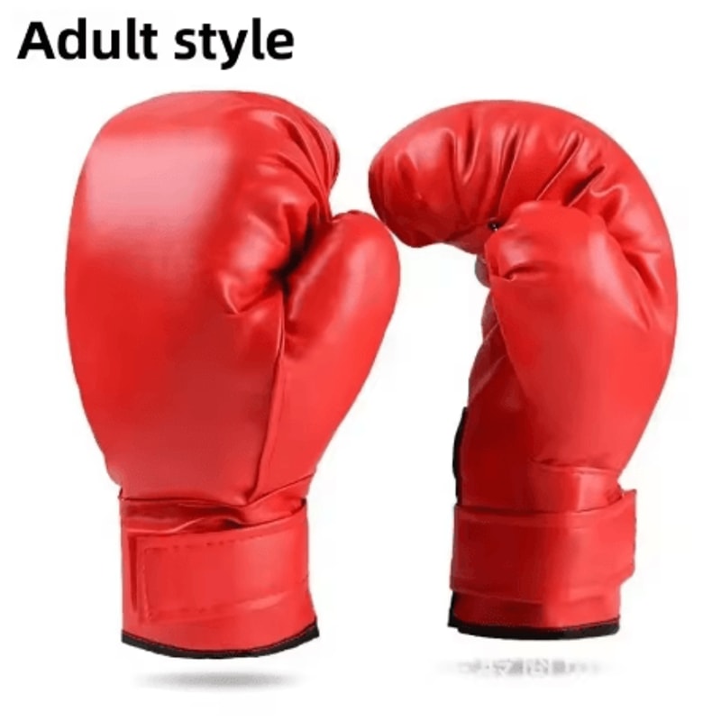 Professional MMA Boxing Gloves Wear Resistant PU Leather Training Gloves For Kickboxing And Fitness 0