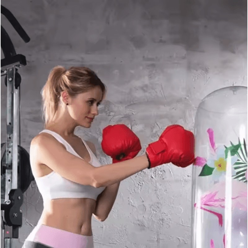 Professional MMA Boxing Gloves Wear Resistant PU Leather Training Gloves For Kickboxing And Fitness 2