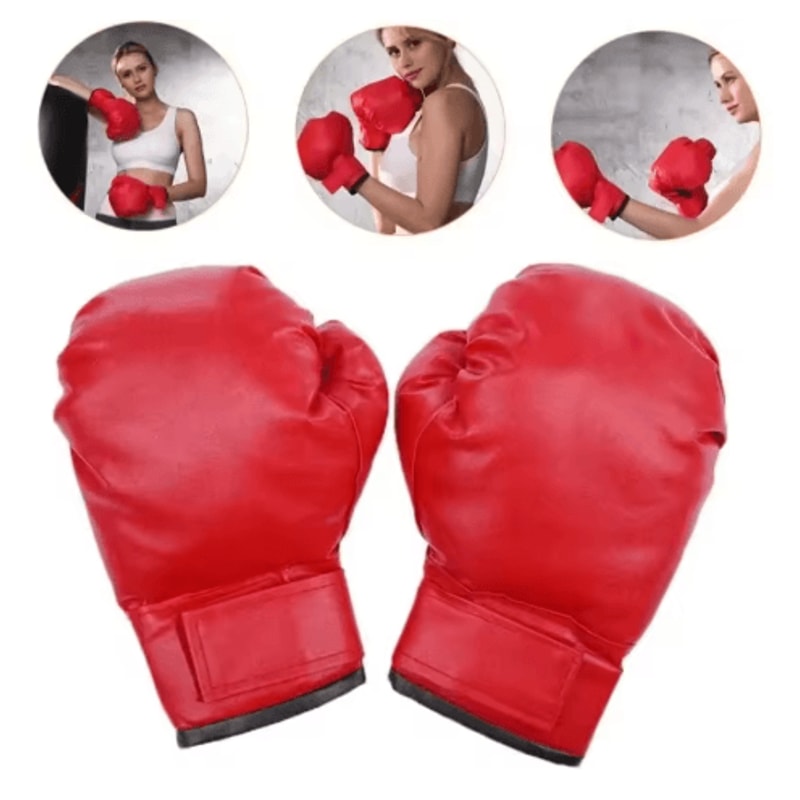 Professional MMA Boxing Gloves Wear Resistant PU Leather Training Gloves For Kickboxing And Fitness 3