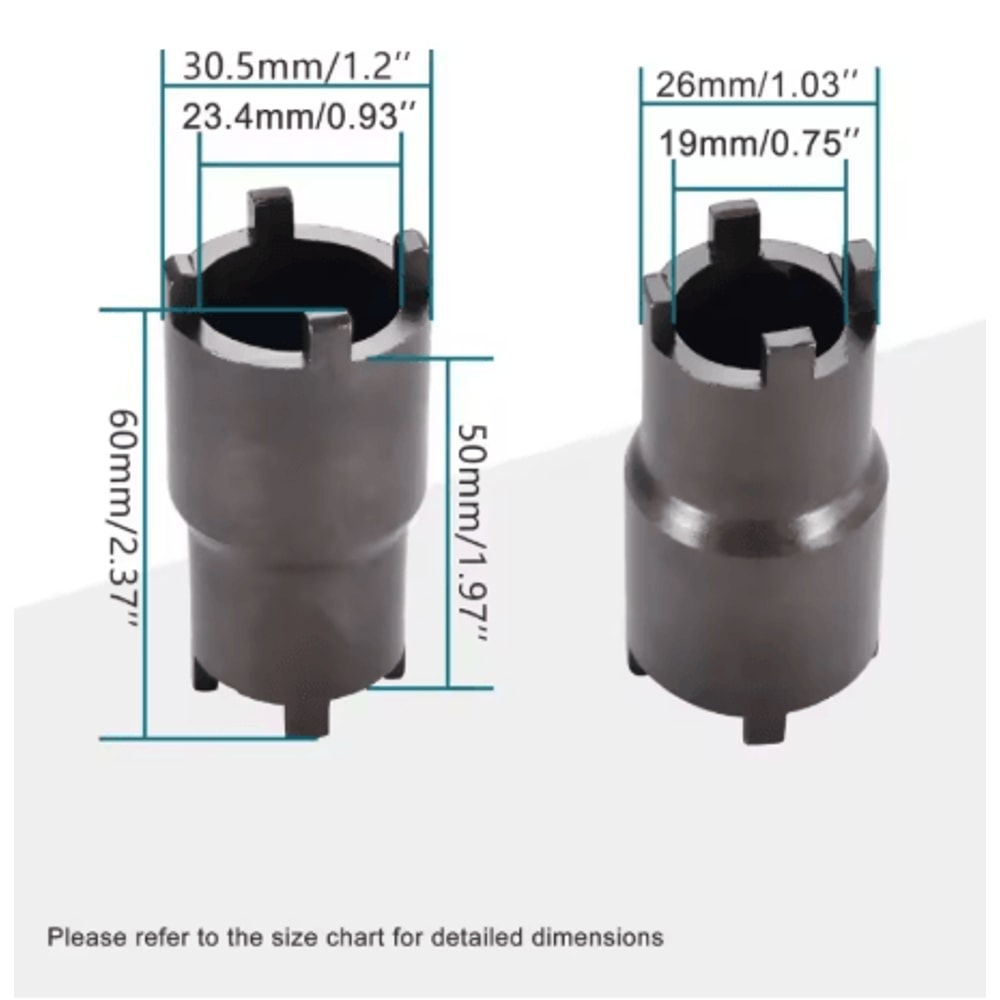 Professional Clutch Nut Wrench 20 And 24mm Chrome Vanadium Steel Tool For GY6 And Pit Bike Maintena 5