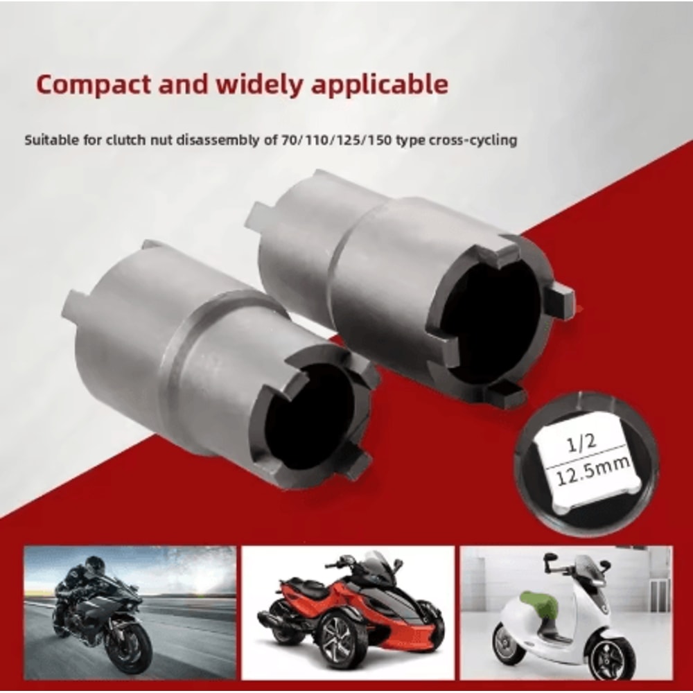 Professional Clutch Nut Wrench 20 And 24mm Chrome Vanadium Steel Tool For GY6 And Pit Bike Maintena 6