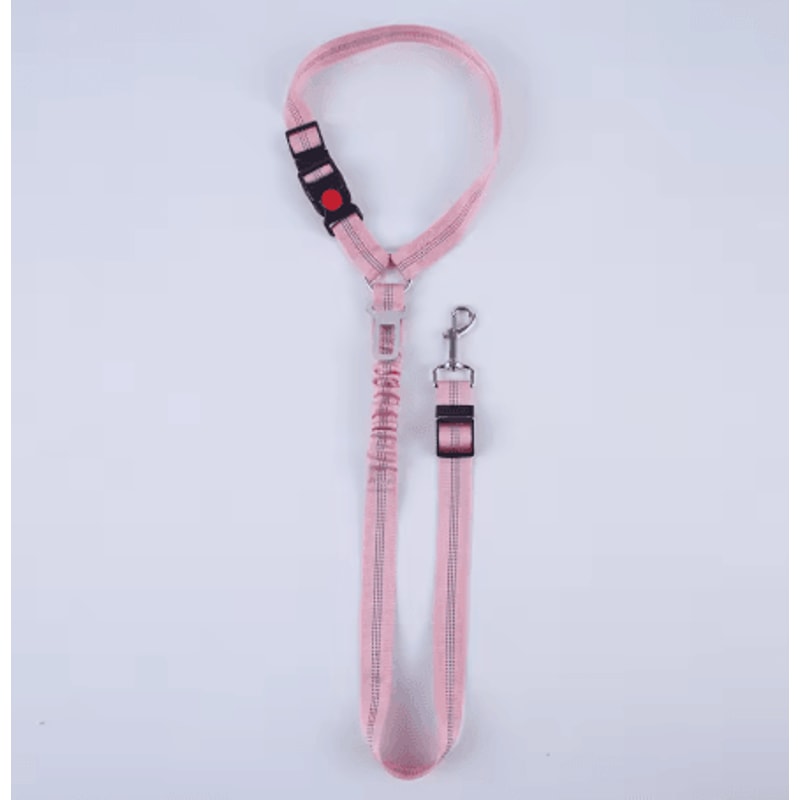 2 In 1 Adjustable Pet Car Safety Belt Heavy Duty Elastic Tether Seat Belt For Dogs And Cats 3