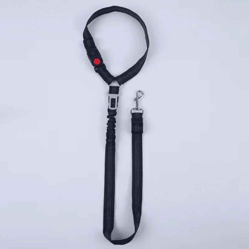 2 In 1 Adjustable Pet Car Safety Belt Heavy Duty Elastic Tether Seat Belt For Dogs And Cats 6