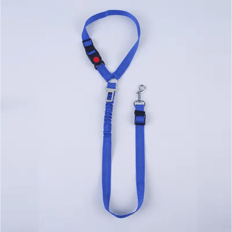 2 In 1 Adjustable Pet Car Safety Belt Heavy Duty Elastic Tether Seat Belt For Dogs And Cats 7