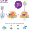 Four Layer Turntable Cat Toy Interactive Intelligence Training Track Tower With Rotating Balls 4
