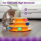 Four Layer Turntable Cat Toy Interactive Intelligence Training Track Tower With Rotating Balls 6
