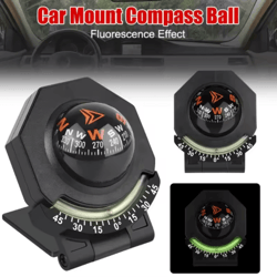 car dashboard compass with slope meter foldable 2 in 1 high precision navigation tool