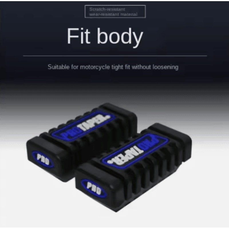 Universal Motorcycle Front Foot Pedal Rubber Cover Anti Slip Off Road Foot Peg Protector PROTAPER C 9