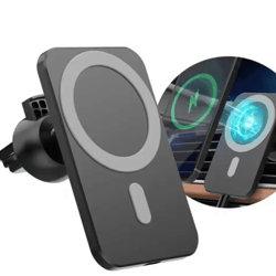 15w magnetic wireless car charger for iphone magsafe compatible fast charging car mount