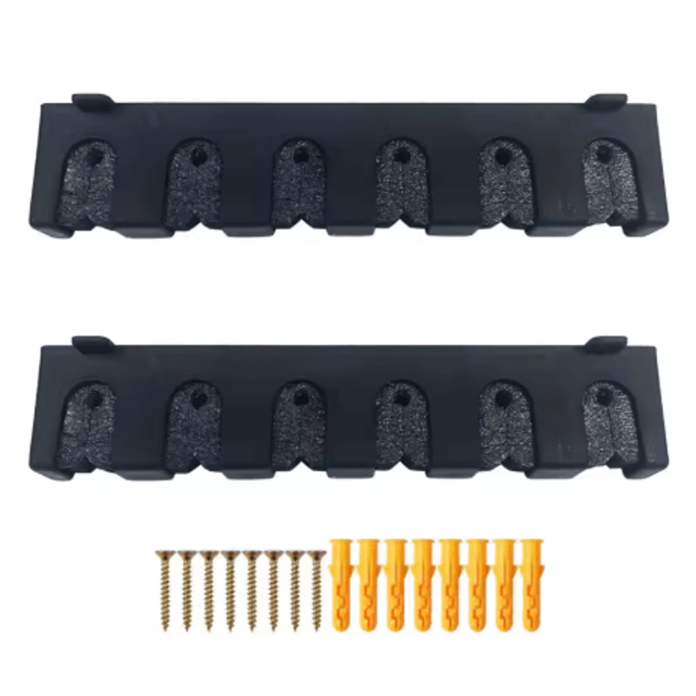 8 Rod Wall Mounted Fishing Rod Holder Modular Space Saving Storage Rack For Garage And Home 3
