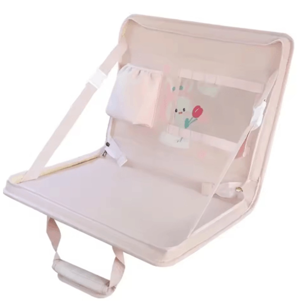 Folding Car Steering Wheel Tray Multi Functional In Car Table And Storage For Front And Back Seat 4