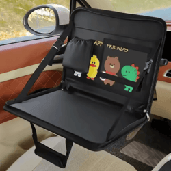 folding car steering wheel tray multi functional in car table and storage for front and back seat