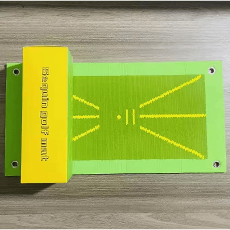 Golf Swing Path Training Mat Auxiliary Hitting Direction Practice Mat For Beginners 4