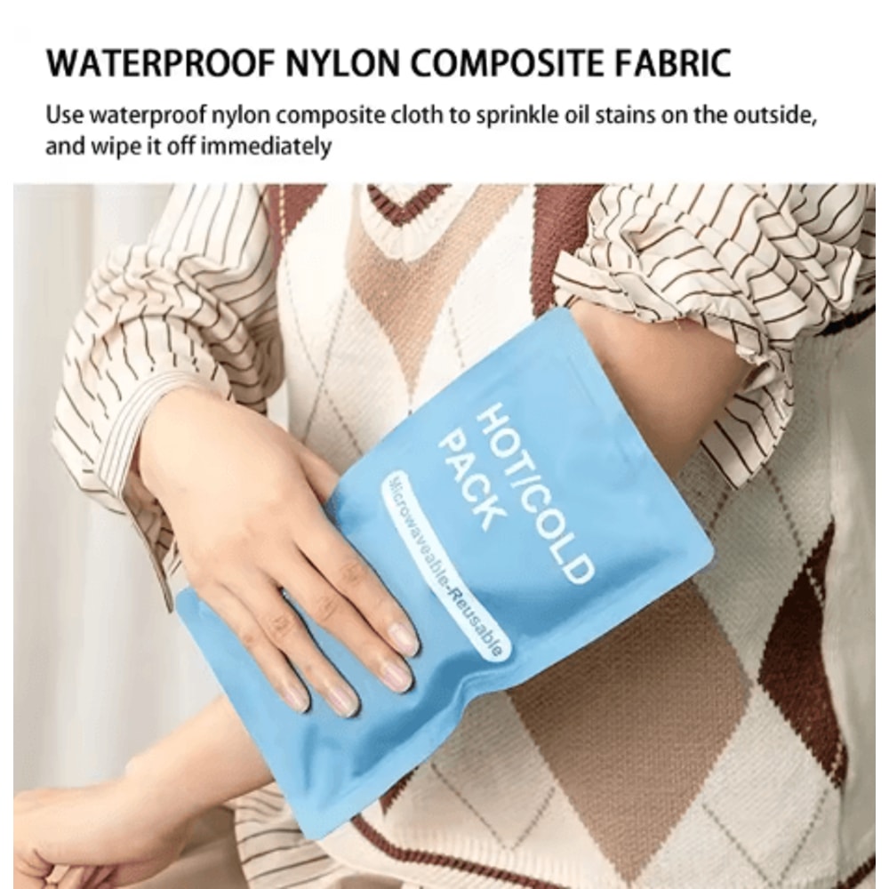 Professional Reusable Gel Ice Pack Hot And Cold Therapy Pack For Knee Leg And Headache Relief 3