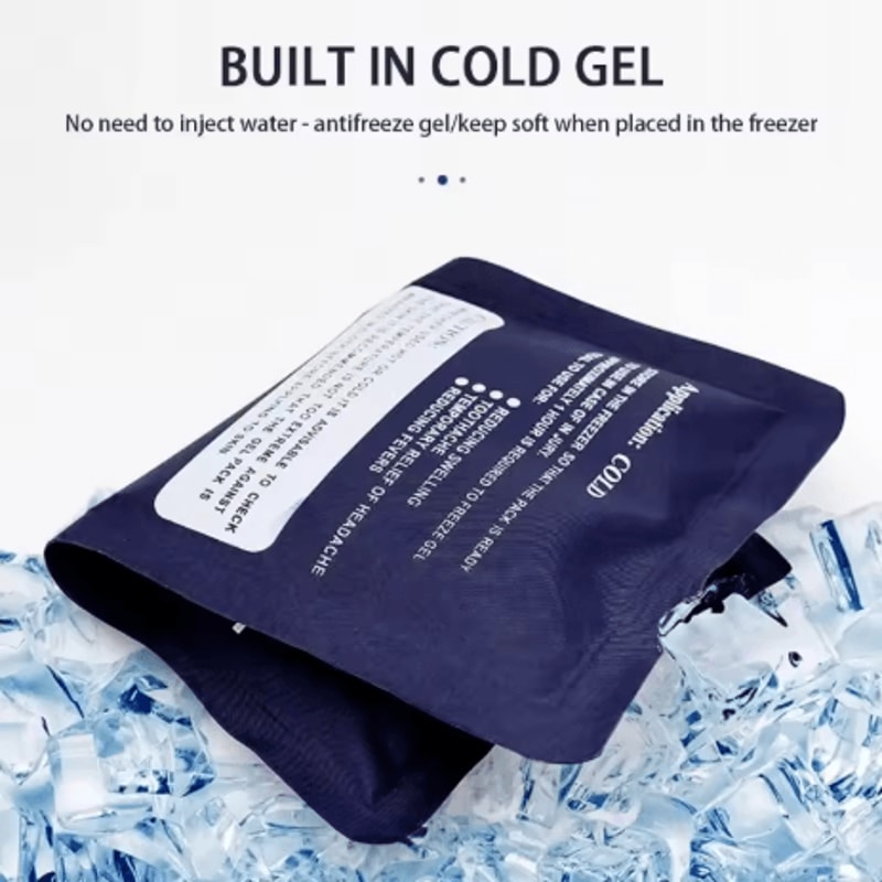 Professional Reusable Gel Ice Pack Hot And Cold Therapy Pack For Knee Leg And Headache Relief 4