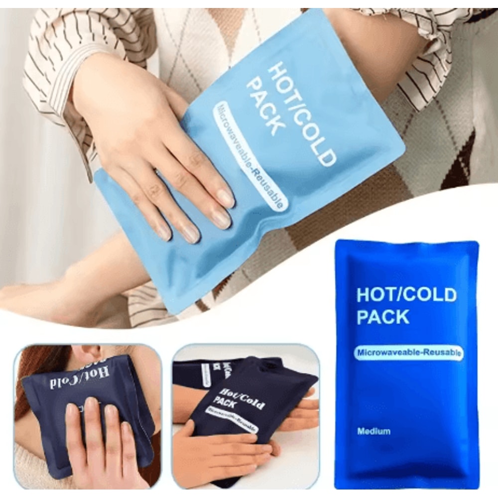 Professional Reusable Gel Ice Pack Hot And Cold Therapy Pack For Knee Leg And Headache Relief 0