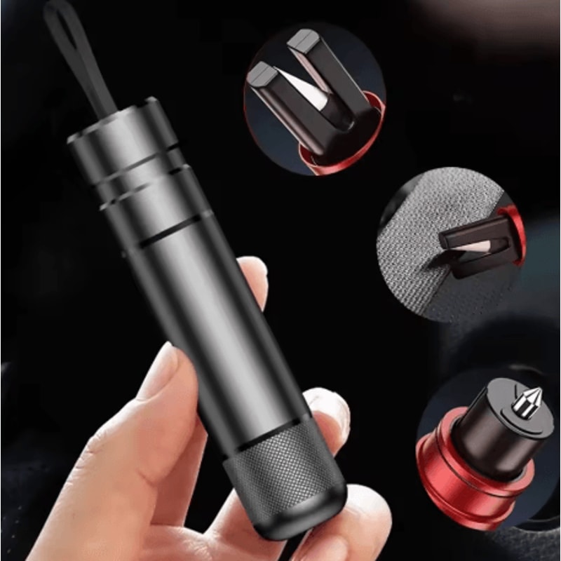 Car Safety Hammer Emergency Tool Window Glass Breaker And Seat Belt Cutter Escape Hammer 8