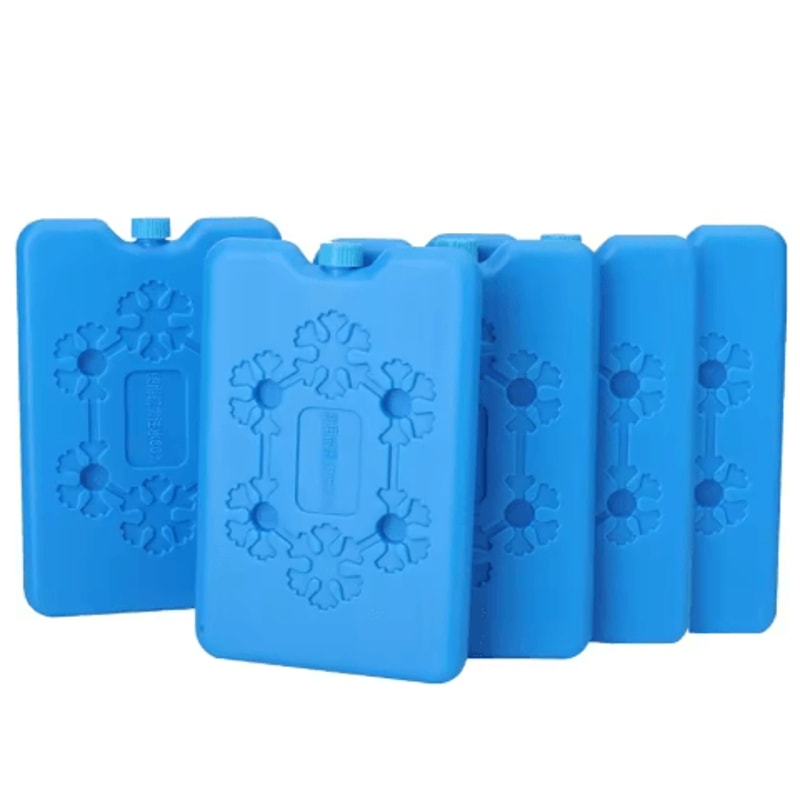 4 Pack Long Lasting Ice Packs Slim Reusable Cooling Packs For Lunch Boxes And Breast Milk Bags 4