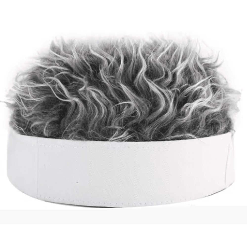 Spiked Hair Baseball Cap Wig Adjustable Unisex Wig Cap Sun Hat For Casual And Cycling Wear 1