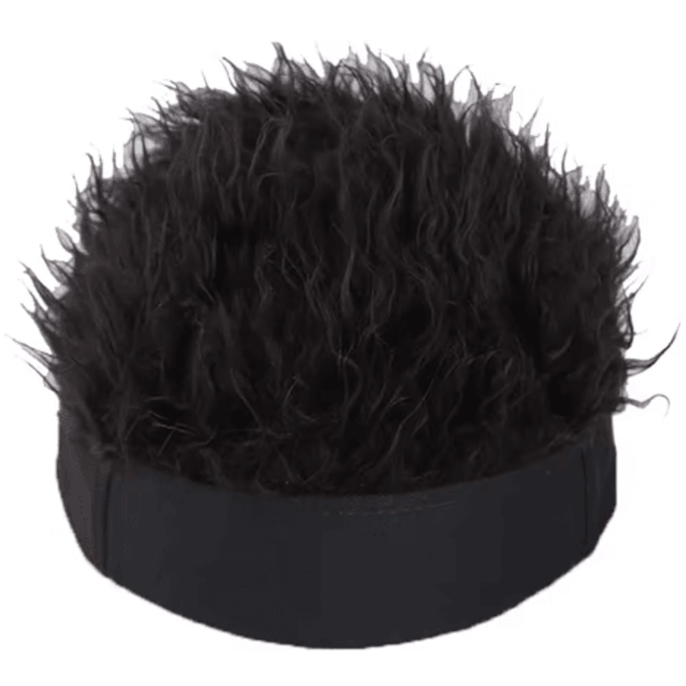 Spiked Hair Baseball Cap Wig Adjustable Unisex Wig Cap Sun Hat For Casual And Cycling Wear 4