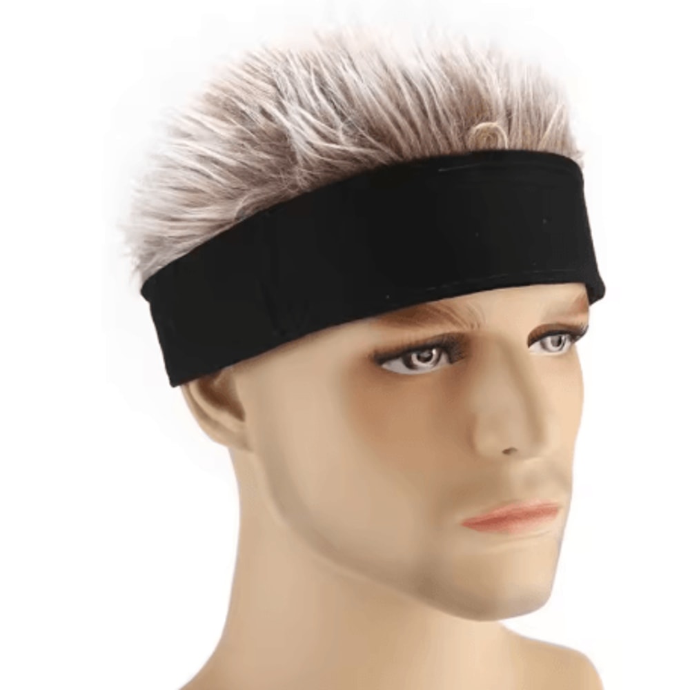 Spiked Hair Baseball Cap Wig Adjustable Unisex Wig Cap Sun Hat For Casual And Cycling Wear 0