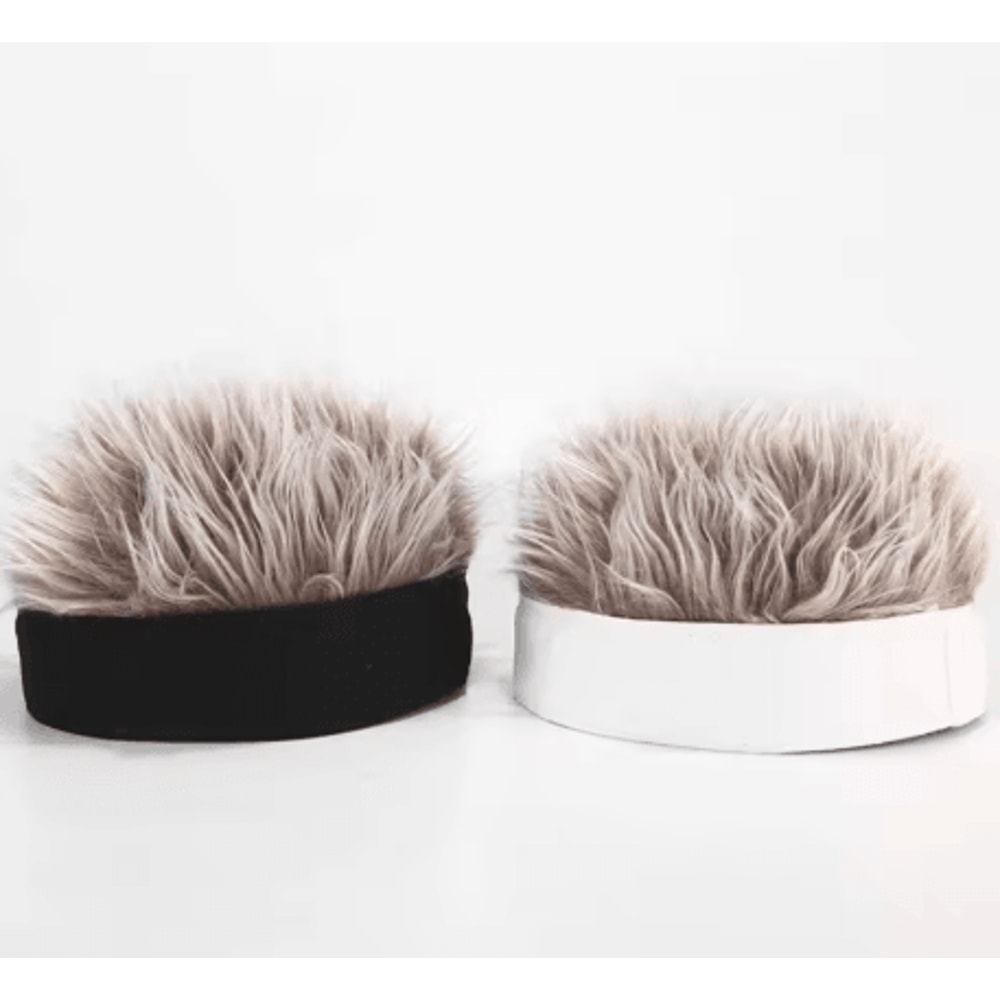 Spiked Hair Baseball Cap Wig Adjustable Unisex Wig Cap Sun Hat For Casual And Cycling Wear 8