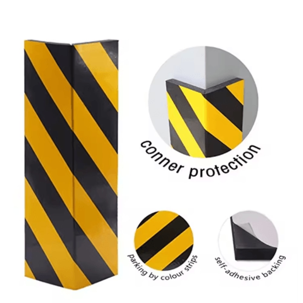 Car Foam Warning Sign Bumper Protector Self Adhesive Reflective Safety Strip For Garage Walls 1
