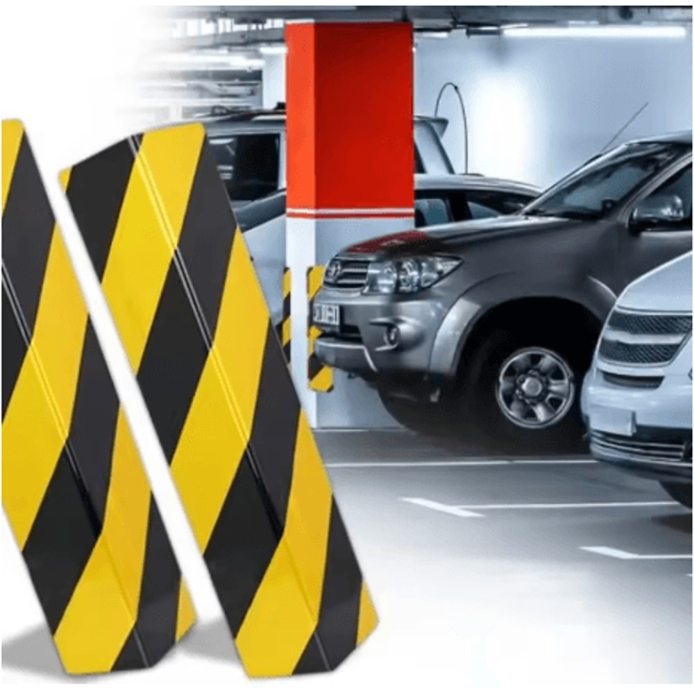Car Foam Warning Sign Bumper Protector Self Adhesive Reflective Safety Strip For Garage Walls 0