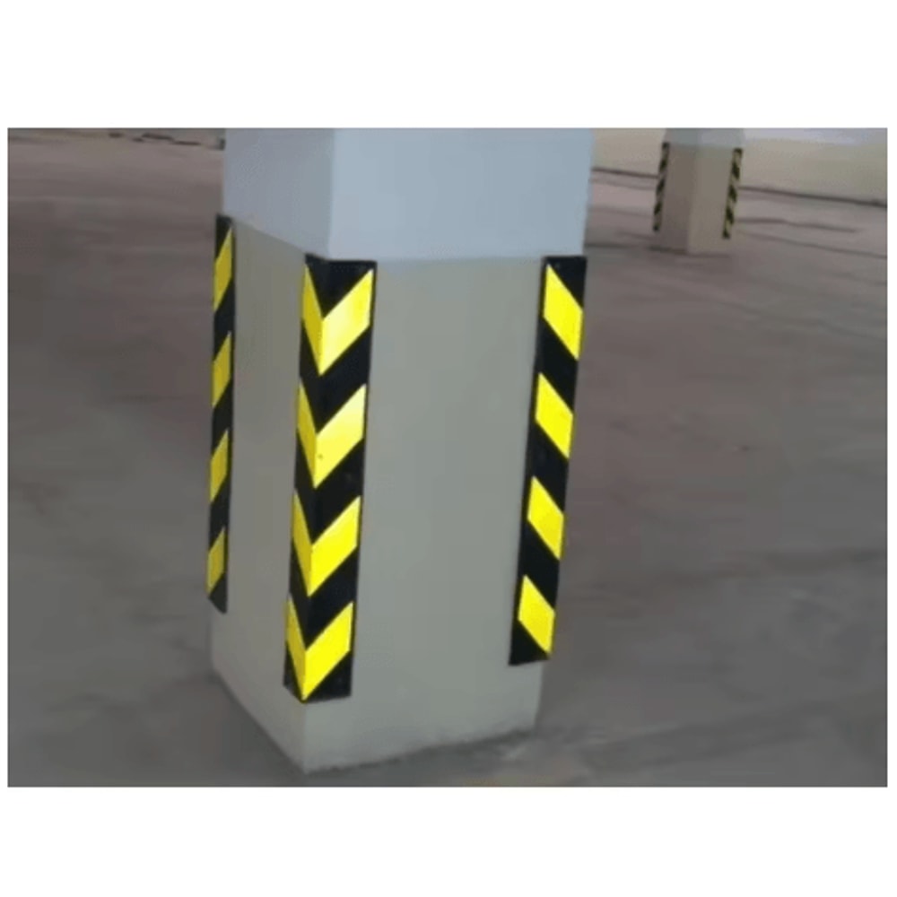 Car Foam Warning Sign Bumper Protector Self Adhesive Reflective Safety Strip For Garage Walls 10