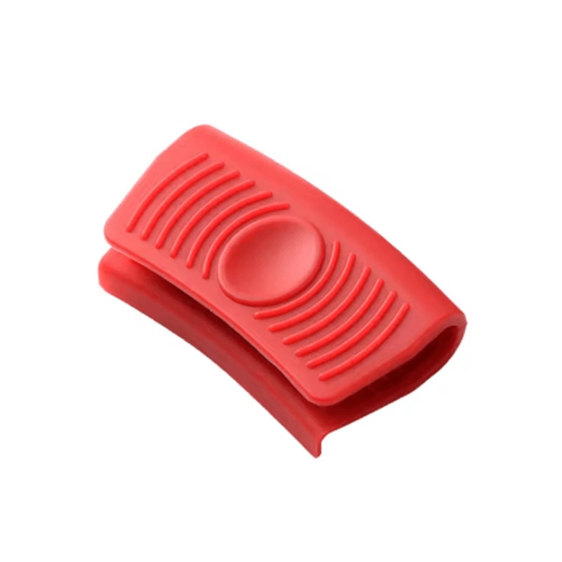 Silicone Assist Handle Holders Insulated Hot Pot Handle Covers For Cast Iron Wok And Frying Pan Red 9