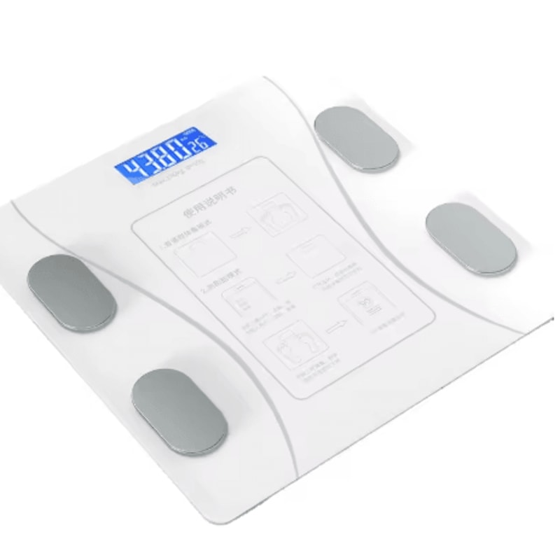 Smart Body Fat Scale With LED Display USB Rechargeable Digital Body Composition Analyzer With App 1