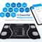 Smart Body Fat Scale With LED Display USB Rechargeable Digital Body Composition Analyzer With App 5