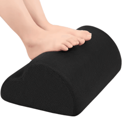 large ergonomic foot rest under desk foot stool for office home and car washable cover