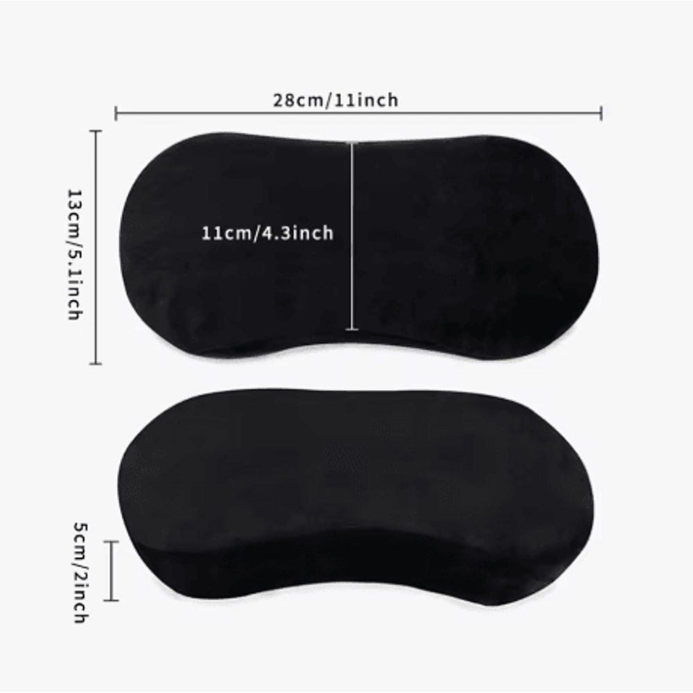 2PCS Memory Foam Armrest Pads Ergonomic Elbow Support Cushions For Office Chairs 5