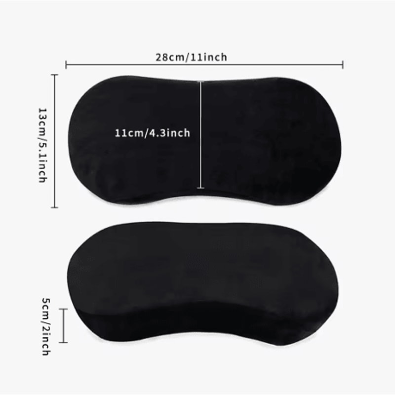 2PCS Memory Foam Armrest Pads Ergonomic Elbow Support Cushions For Office Chairs 5